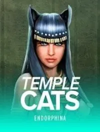 temple cats slot logo