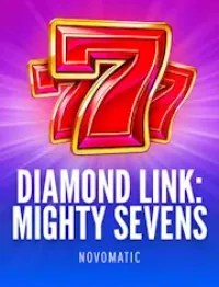 diamond link mighty sevens slot logo